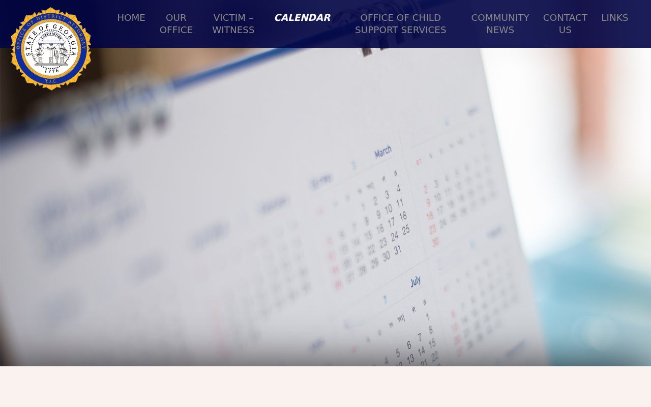 Wilkes County criminal docket calendar page for the Toombs Judicial Circuit