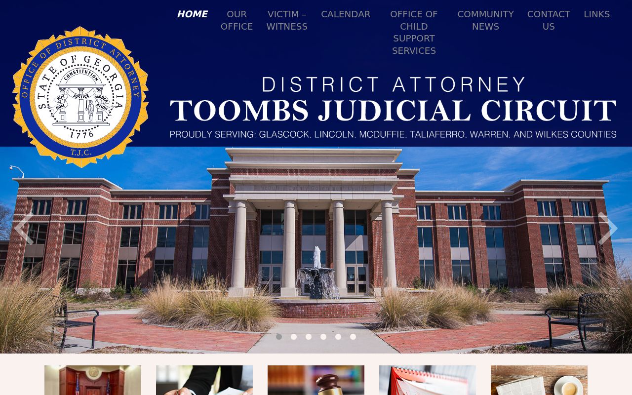 Toombs Judicial Circuit source for Wilkes County criminal dockets