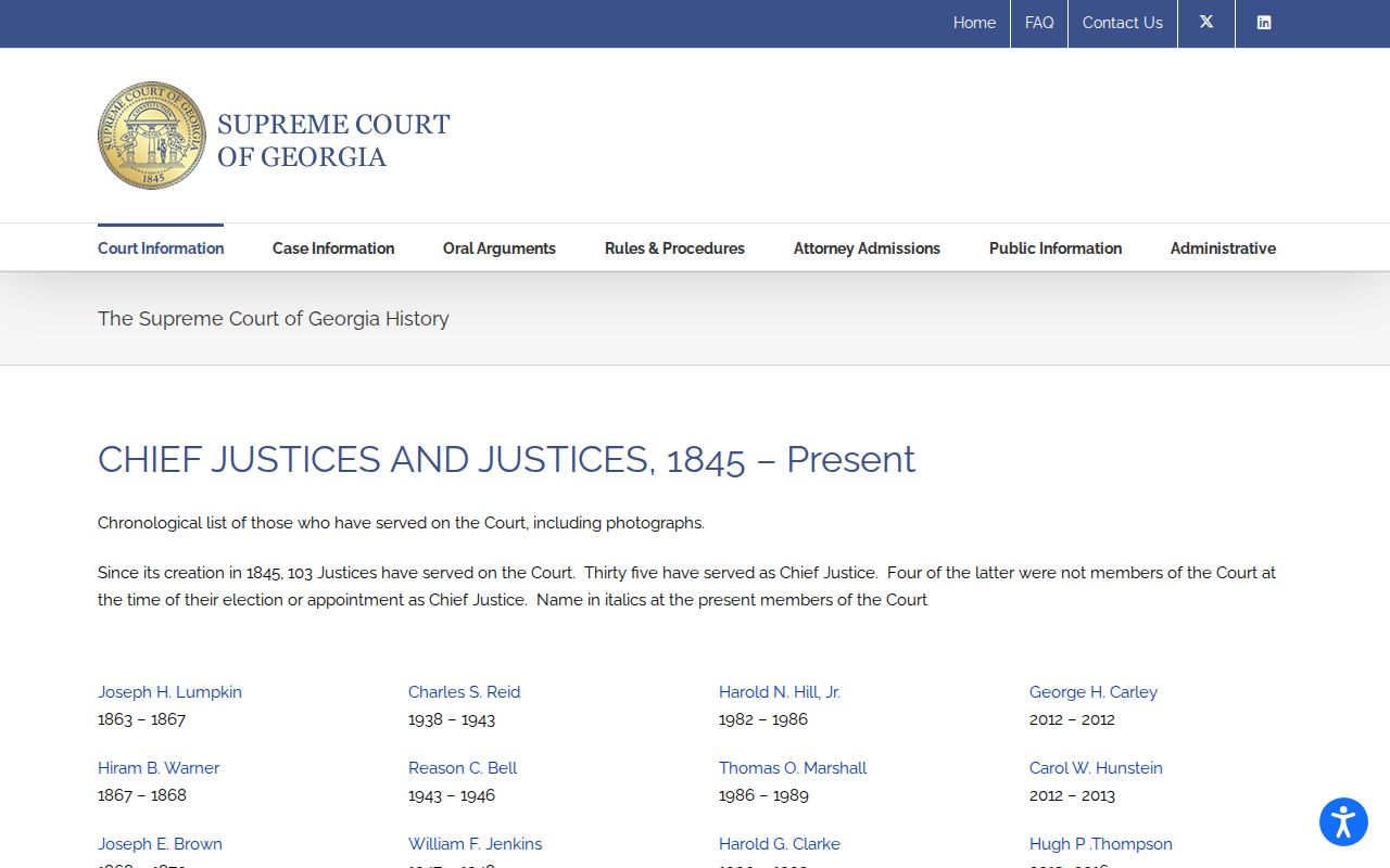 Wilkes County court docket Georgia court history