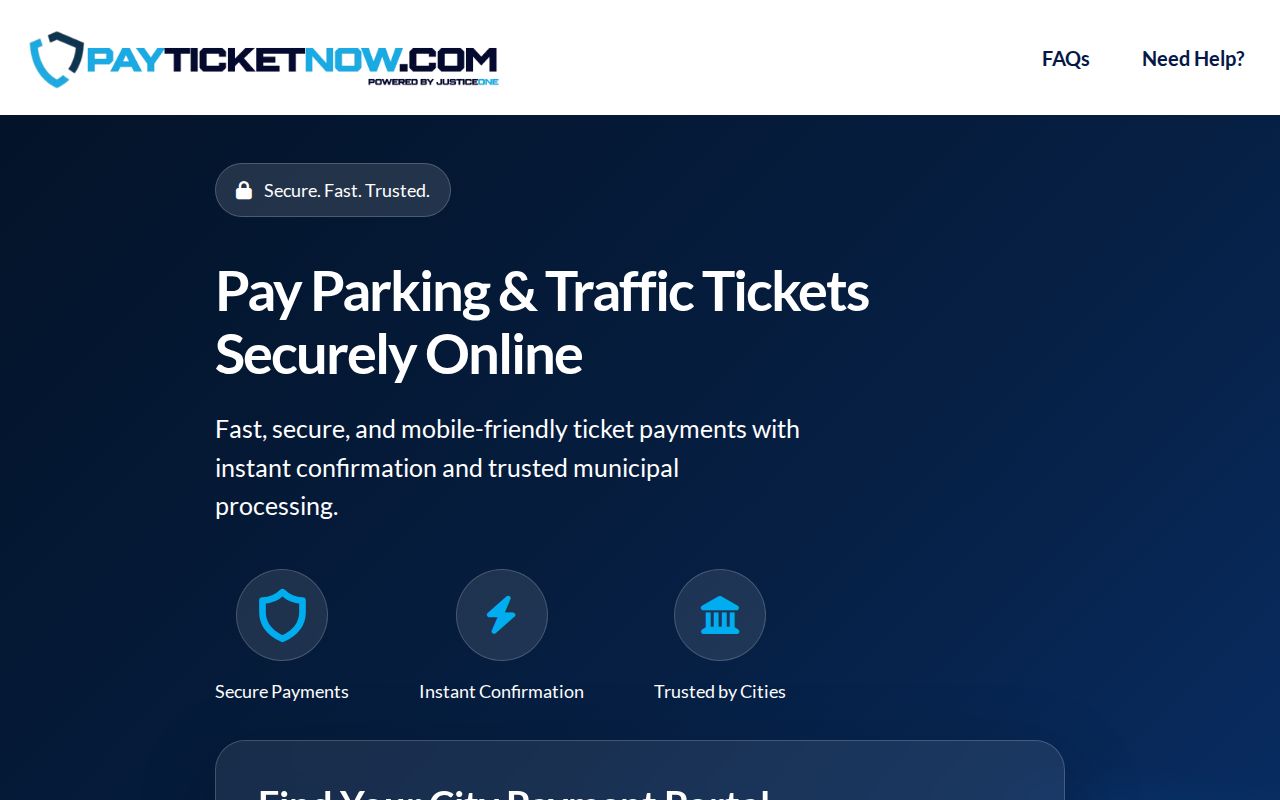 JusticeONE payment option for Wilkes County traffic court record research