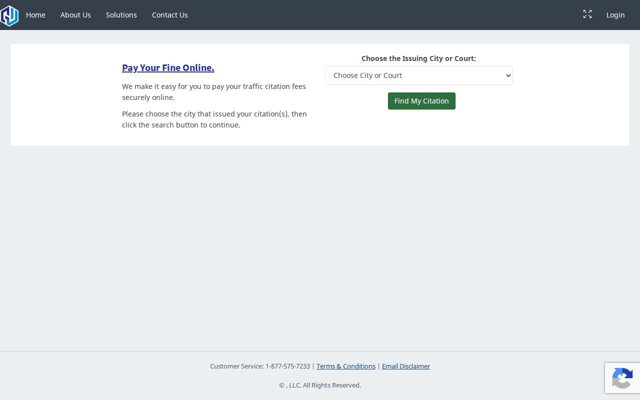 Government Window issuing-court selector for Wilkes County traffic court record research